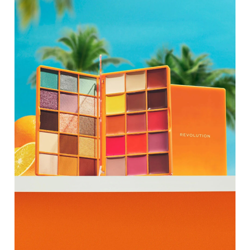 Makeup Revolution - *Club Riviera* - Palette multiuso per viso, occhi e labbra Amalfi Glow