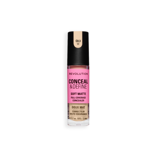 Makeup Revolution - Correttore Liquido Conceal & Define Soft Matte - C0.3W