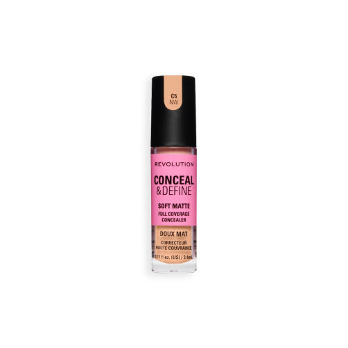 Makeup Revolution - Correttore Liquido Conceal & Define Soft Matte - C5NW