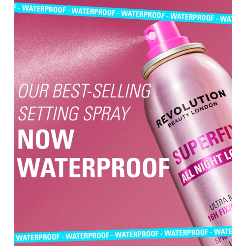 Makeup Revolution - Fissatore di trucco in spray Superfix All Night Long Waterproof