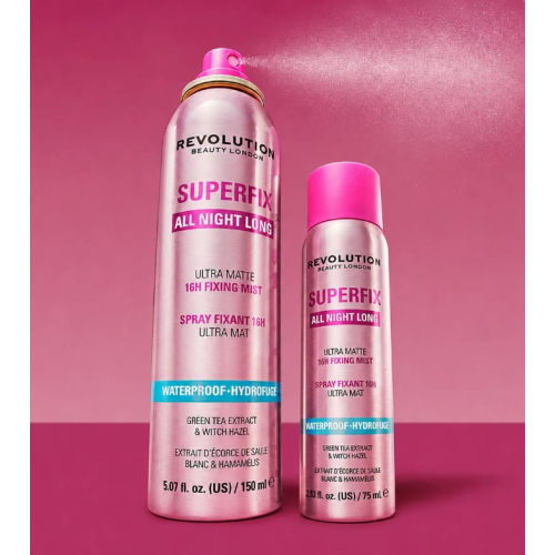 Makeup Revolution - Fissatore di trucco in spray Superfix All Night Long Waterproof