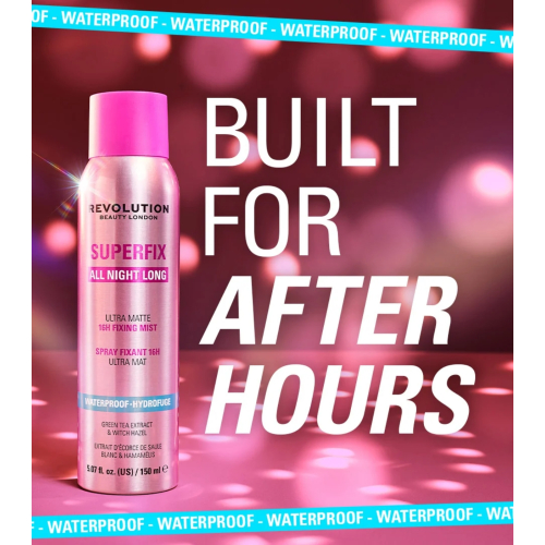 Makeup Revolution - Fissatore di trucco in spray Superfix All Night Long Waterproof