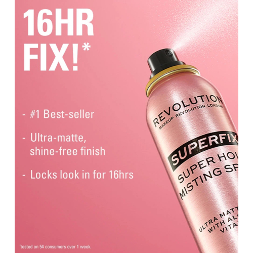Makeup Revolution - Spray fissante per il trucco Superfix Super Hold Ultra Matte - 75ml