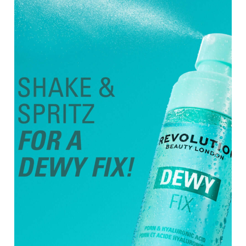 Makeup Revolution - Fijatore del trucco idratante Dewy Fix