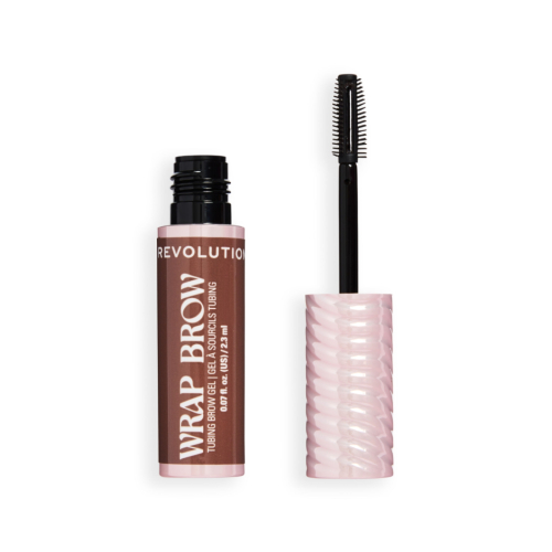 Makeup Revolution - Gel per sopracciglia Wrap Brow - Dark Brown