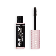 Makeup Revolution - Gel per sopracciglia Wrap Brow - Ebony Black