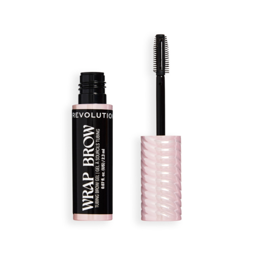 Makeup Revolution - Gel per sopracciglia Wrap Brow - Ebony Black