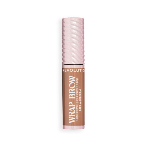 Makeup Revolution - Gel per sopracciglia Wrap Brow - Warm Medium Brown