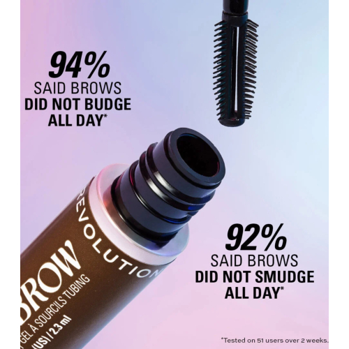 Makeup Revolution - Gel per sopracciglia Wrap Brow - Warm Medium Brown