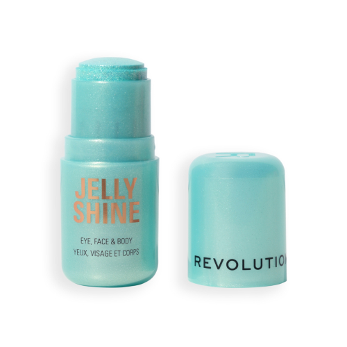 Makeup Revolution - Illuminante Jelly Shine Shadow and Highlight Stick - Mermaid Green