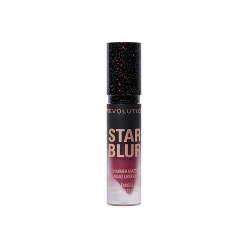 Makeup Revolution - Rossetto liquido opaco con brillantini Star Blur - Crimson Envy