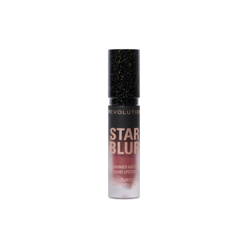 Makeup Revolution - Rossetto liquido opaco con brillantini Star Blur - Moonlit Rose