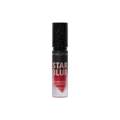 Makeup Revolution - Rossetto liquido opaco con brillantini Star Blur - Scarlet Ruby