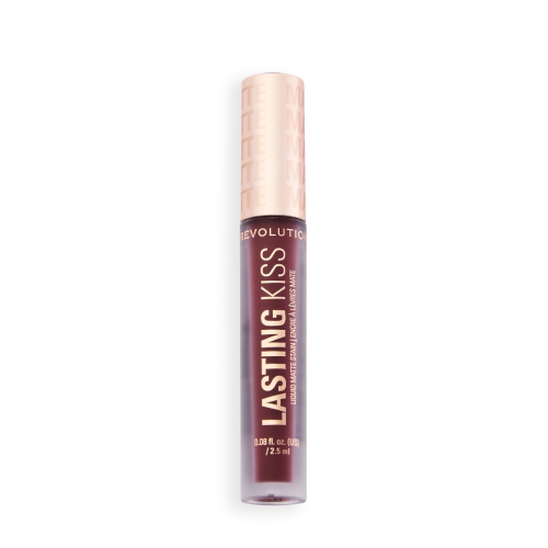 Makeup Revolution - Rossetto liquido opaco Lasting Kiss - Drama Pink