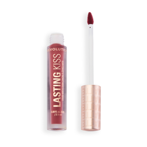 Makeup Revolution  - Rossetto liquido opaco Lasting Kiss - Plum Pink
