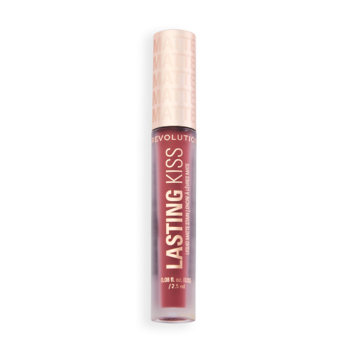 Makeup Revolution  - Rossetto liquido opaco Lasting Kiss - Plum Pink
