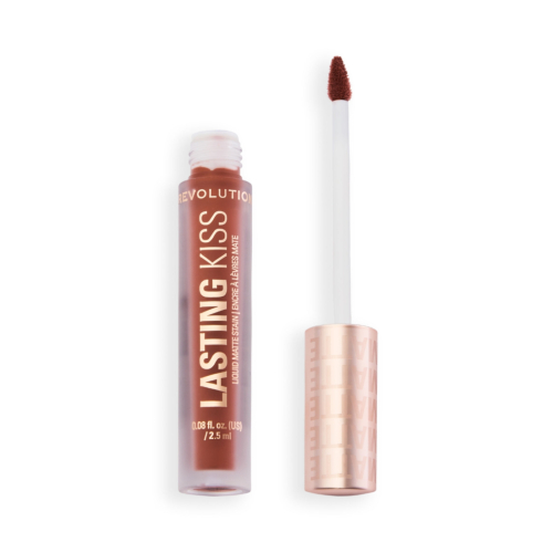 Makeup Revolution - Rossetto liquido opaco Lasting Kiss - Suede Nude