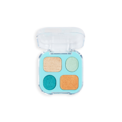 Makeup Revolution - Mini palette di ombretti Bouncy Pop - Aqua Splash