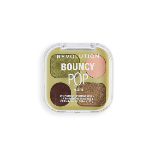 Makeup Revolution - Mini palette di ombretti Bouncy Pop - Evergreen