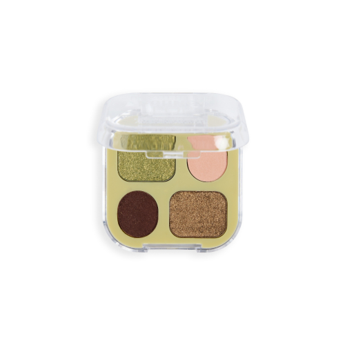 Makeup Revolution - Mini palette di ombretti Bouncy Pop - Evergreen