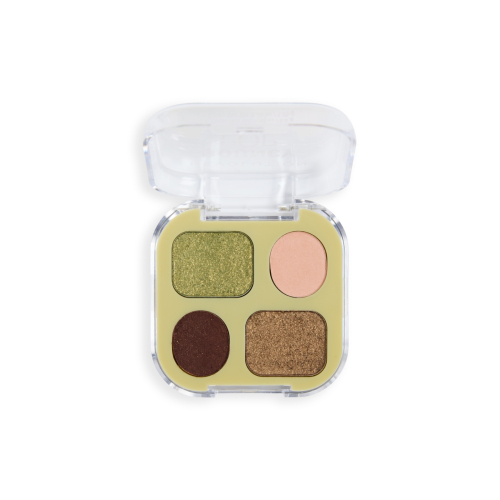 Makeup Revolution - Mini palette di ombretti Bouncy Pop - Evergreen