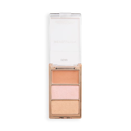 Makeup Revolution - Highlight Icon Palette di illuminanti - Molten Bronze