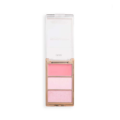 Makeup Revolution - Highlight Icon Palette di illuminanti - Pink Posse