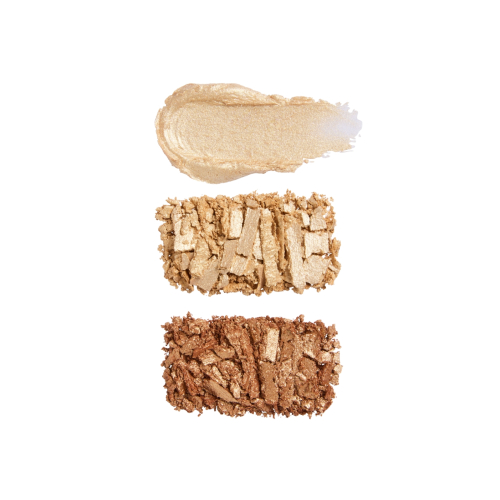 Makeup Revolution - Highlight Icon Palette di illuminanti - Rosy Gold Glow