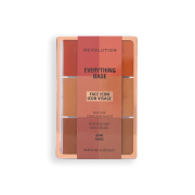 Makeup Revolution - Palette viso Everything Base Face Icon Complexion - Dark