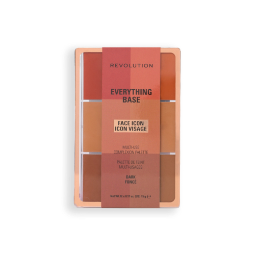 Makeup Revolution - Palette viso Everything Base Face Icon Complexion - Dark