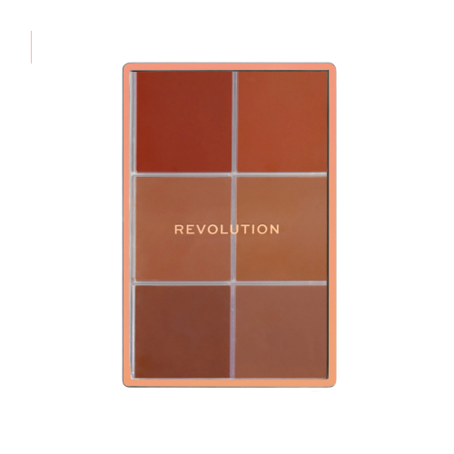 Makeup Revolution - Palette viso Everything Base Face Icon Complexion - Dark
