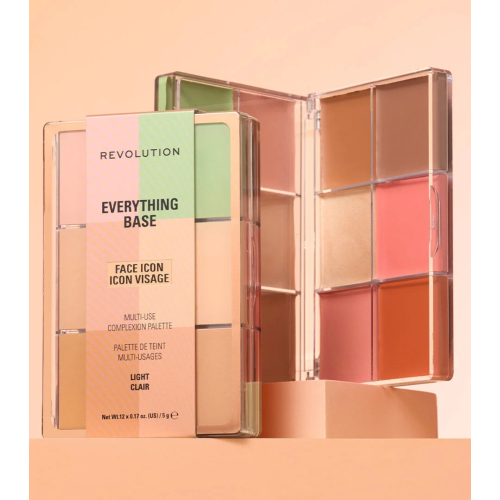Makeup Revolution - Palette viso Everything Base Face Icon Complexion - Light