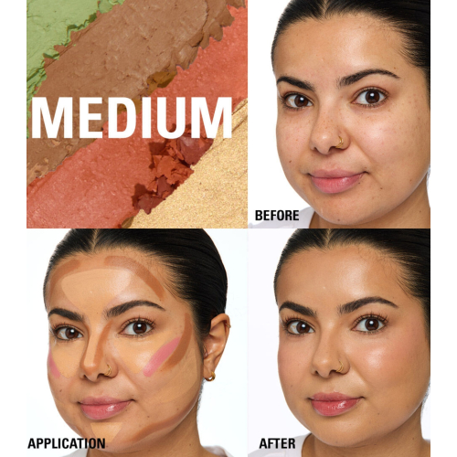 Makeup Revolution - Palette viso Everything Base Face Icon Complexion - Medium