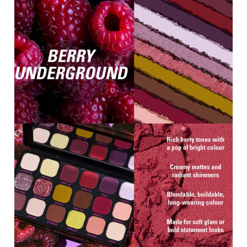Makeup Revolution - Palette di ombre Forever Flawless - Berry Underground
