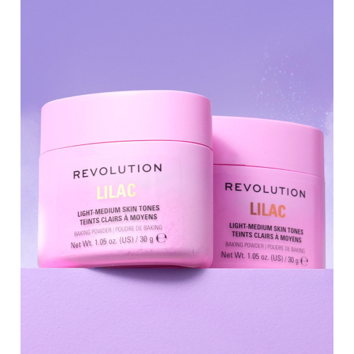 Makeup Revolution - Cipria in polvere per Baking - Sweet Lilac