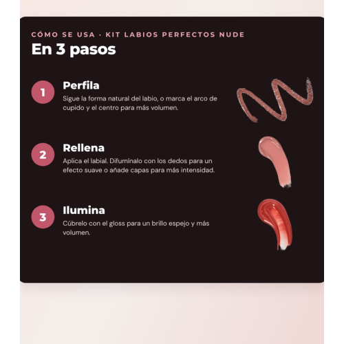 Makeup Revolution - Set di Profilo Labbra Pout Liner - Chauffeur Nude + Rossetto liquido opaco Air Blur - Chauffeur + Lucidalabbra volumizzante Pout Bomb - Melba Warm Peach