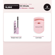 Makeup Revolution - Set di Mascara Wispify False Lash + Piega ciglia Lash Stash