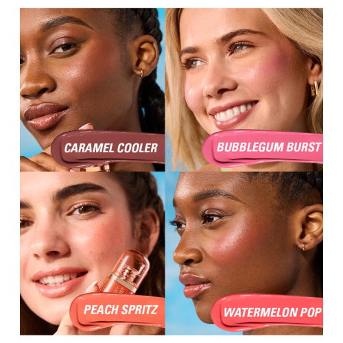 Makeup Revolution - *Super Dewy*  - Blush liquido  Blush burst - Peach Spritz