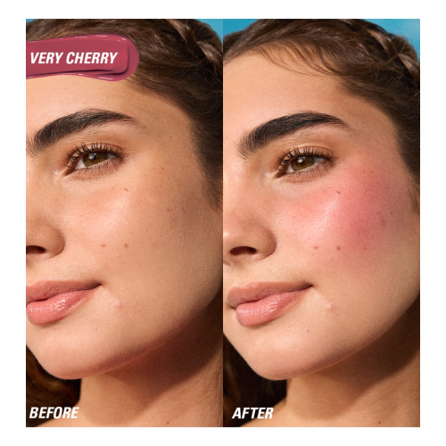 Makeup Revolution - *Super Dewy*  - Blush liquido  Blush burst - Very cherry berry