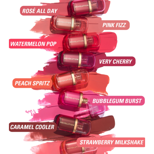 Makeup Revolution - *Super Dewy*  - Blush liquido  Blush burst - Watermelon Pop Coral