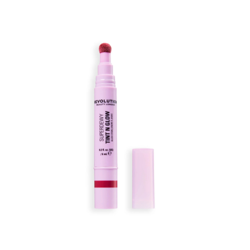 Makeup Revolution - *Super Dewy* - Blush liquido Tint N Glow - Berry Blissful