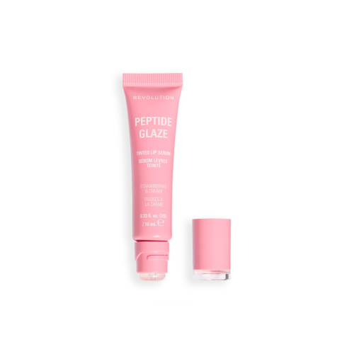 Makeup Revolution - Tinta labbra con siero Peptide Glaze - Strawberry & Cream