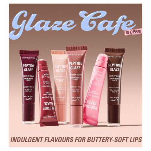 Makeup Revolution - Tinta labbra con siero Peptide Glaze - Toasted Marshmallow