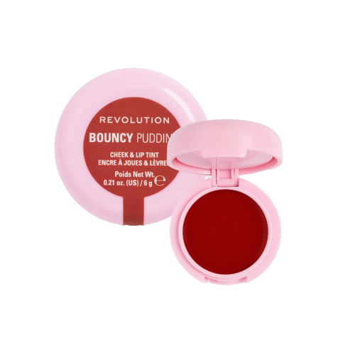 Makeup Revolution - Tinta per guance e labbra Bouncy Pudding - Brush Drift