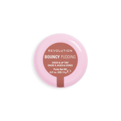 Makeup Revolution - Tinta per guance e labbra Bouncy Pudding - Hazy Nude