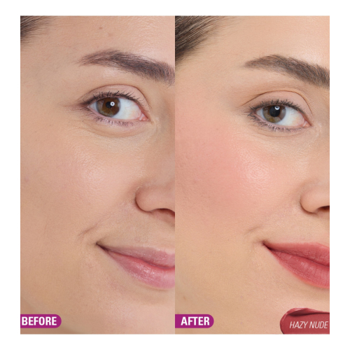 Makeup Revolution - Tinta per guance e labbra Bouncy Pudding - Hazy Nude