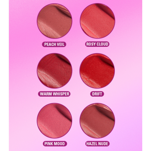 Makeup Revolution - Tinta per guance e labbra Bouncy Pudding - Hazy Nude