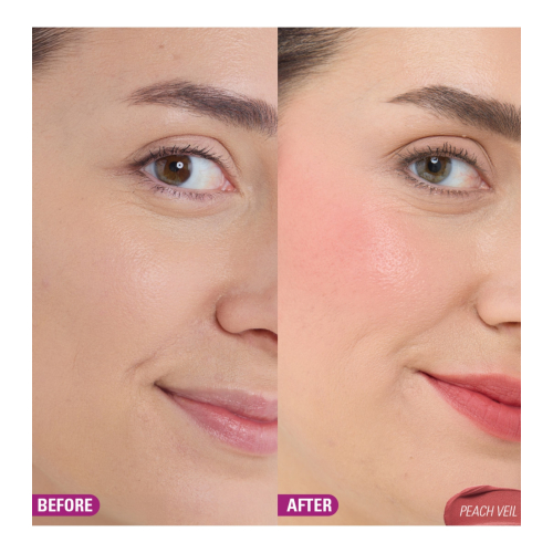 Makeup Revolution - Tinta per guance e labbra Bouncy Pudding - Peach Veil