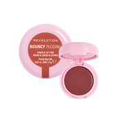 Makeup Revolution - Tinta per guance e labbra Bouncy Pudding - Peach Veil