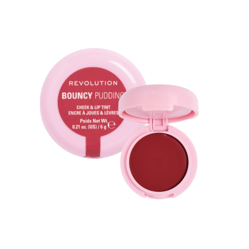 Makeup Revolution - Tinta per guance e labbra Bouncy Pudding - Pink Mood